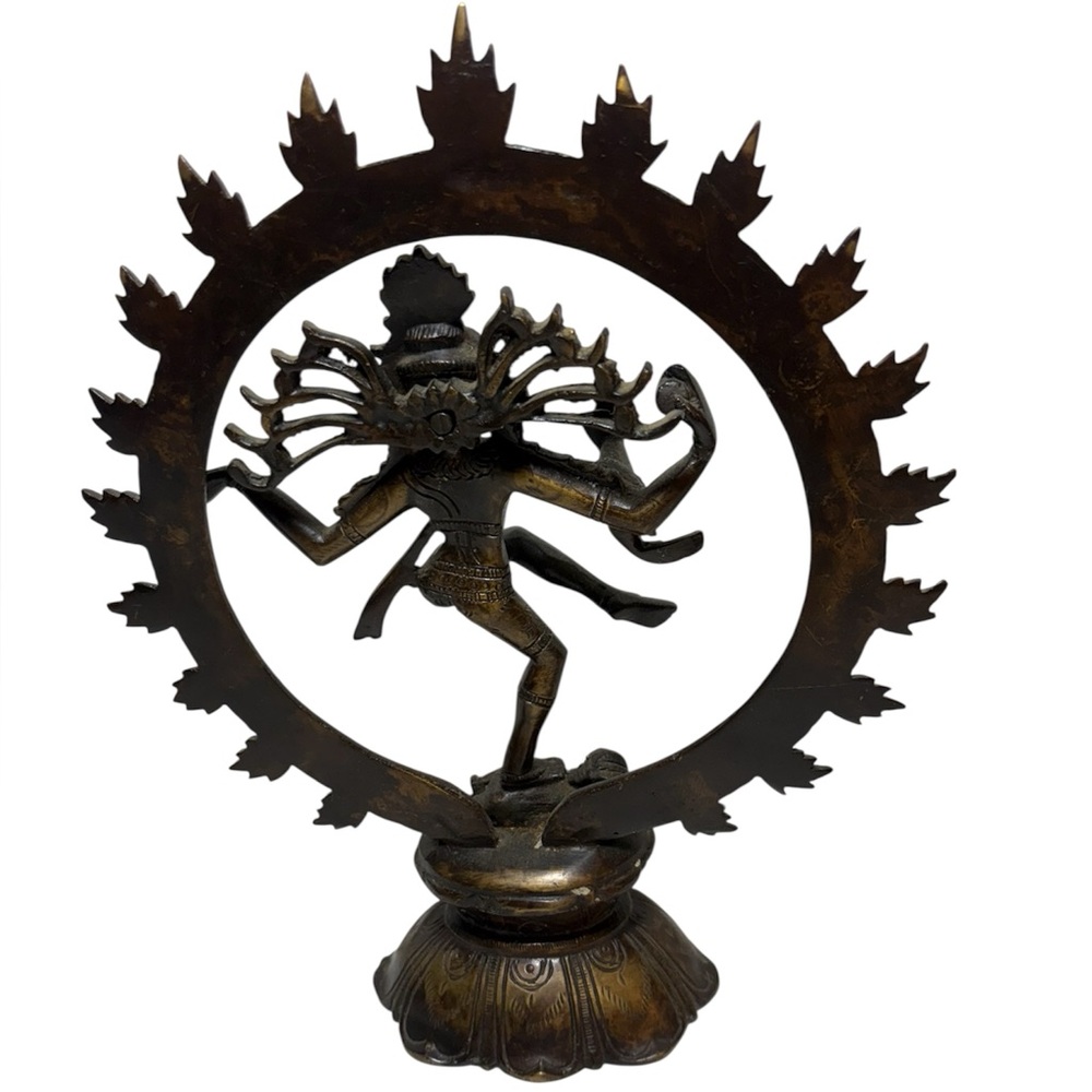 Bronze Dancing Hindu god  Shiva Nataraja CR1 - Picture 3 of 8